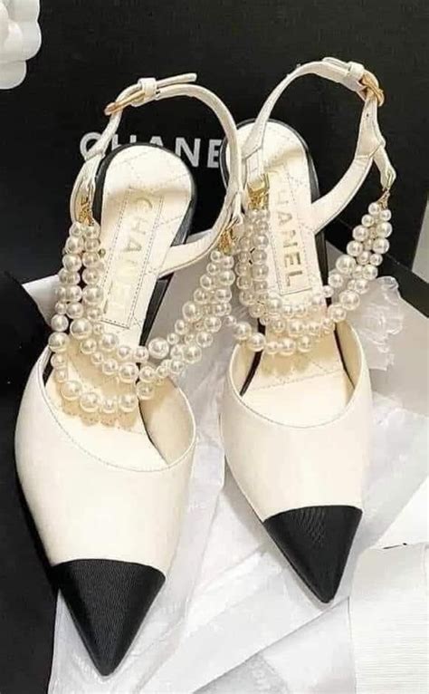 white boots chanel|Chanel boots with pearl heel.